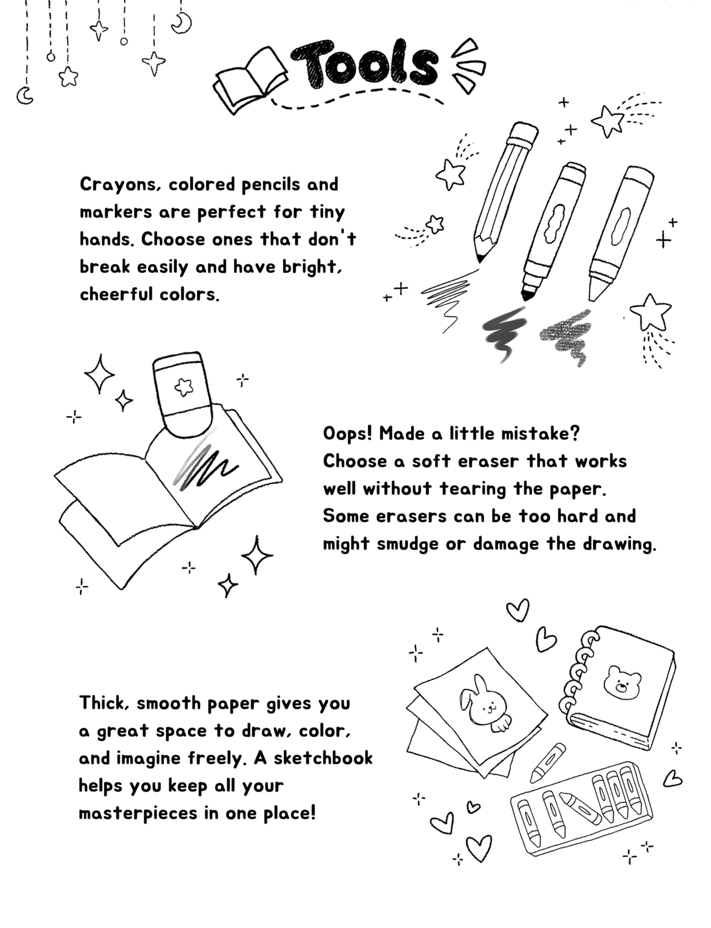 How To Draw 300+ Cute Stuff: Easy Step-by-Step Drawings of Animals, Nature, Vehicles, Food, Fantasy Things,... Book for Kids