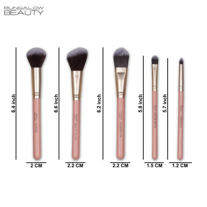 BUNGALOW BEAUTY Face powder Brush Set
