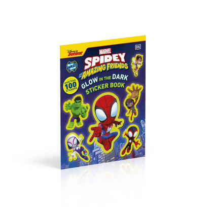 Marvel Spidey and His Amazing Friends Glow in the Dark Sticker Book: With More Than 100 Stickers (Disney Junior: Marvel Spidey and His Amazing Friends)