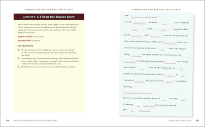 Date Night Cookbook and Activities for Couples: Recipes and Games for a Romantic Night In