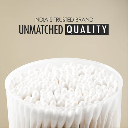 Cotton Ear Buds Swabs 3-Pack White Paper Sticks 100/200 Tips
