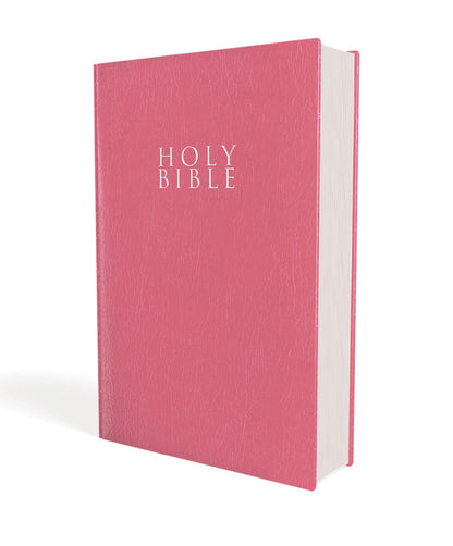 NIV, Gift and Award Bible, Leather-Look, Pink, Red Letter, Comfort Print 