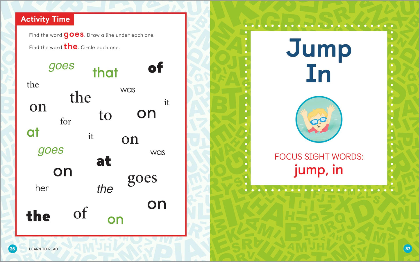 Learn to Read: Sight Words Storybook: 25 Simple Stories & Activities for Beginner Readers 