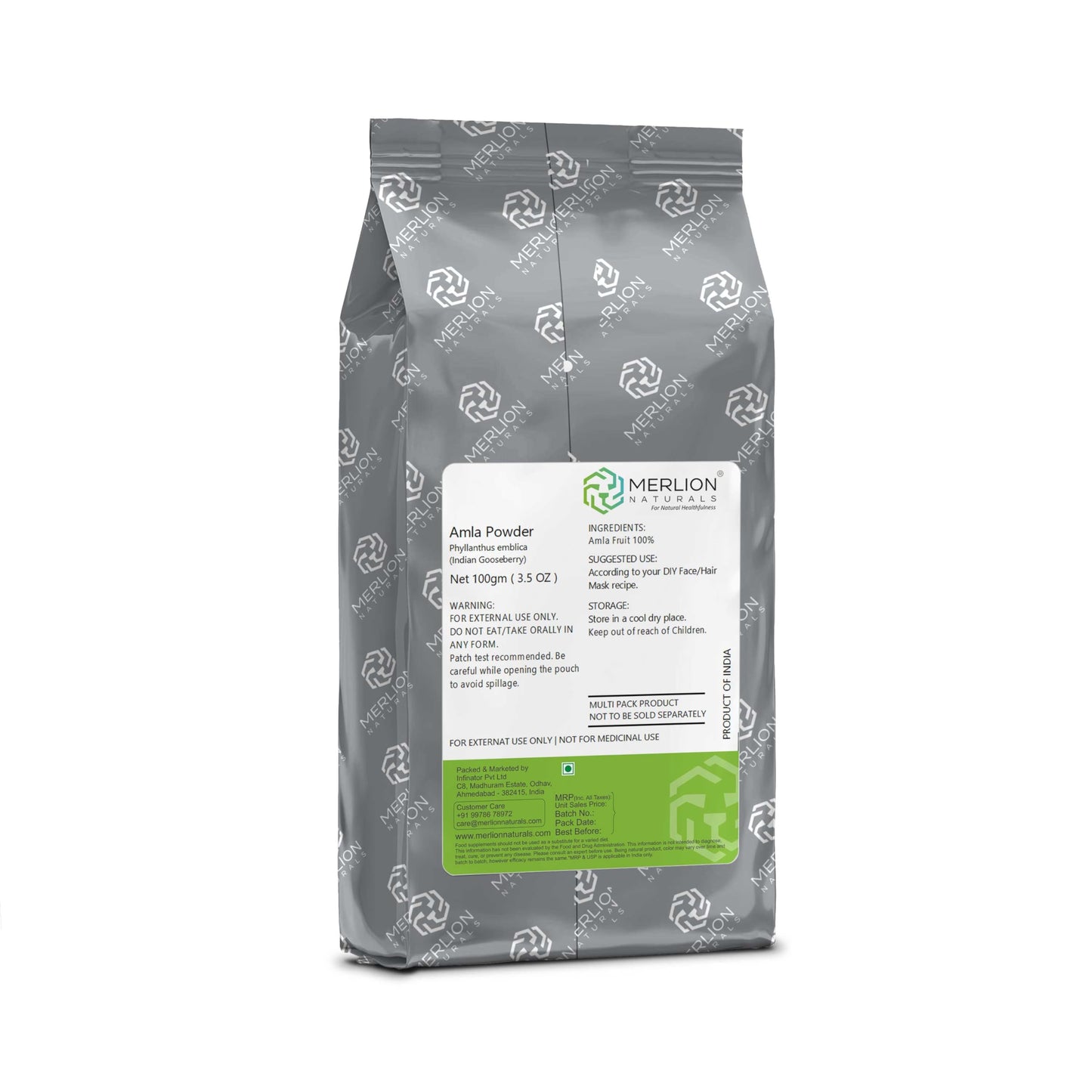 Natural Amla, Reetha & Shikakai Hair Pack - 300gm