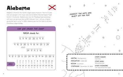 Fun with 50 States: A Big Activity Book for Kids about the Amazing United States 