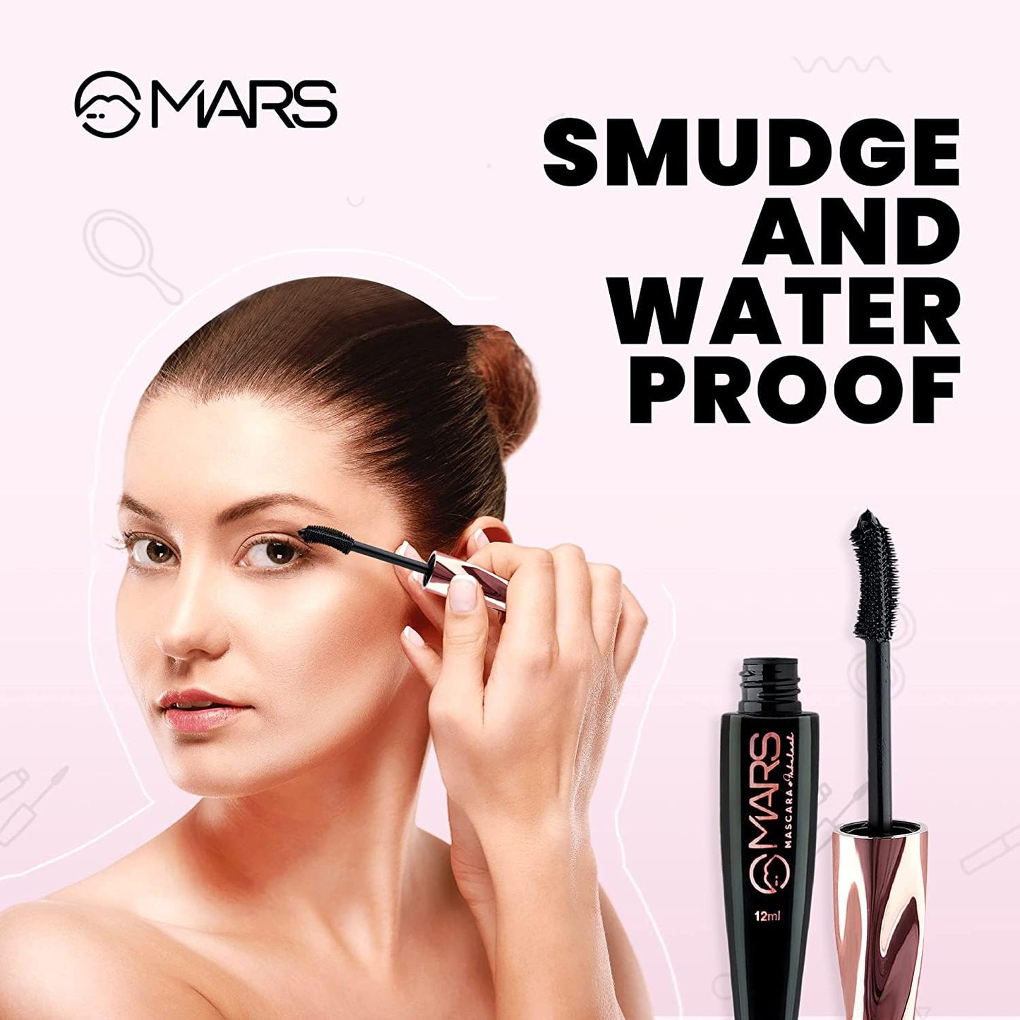 Volumising Mascara 12ml | 18hr Stay | Waterproof Jet Black