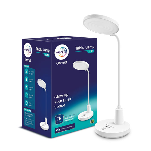 LED Table Lamp with 3 Color Modes and Touch Control - 8W Portable Desk Lamp - Adjustable Design