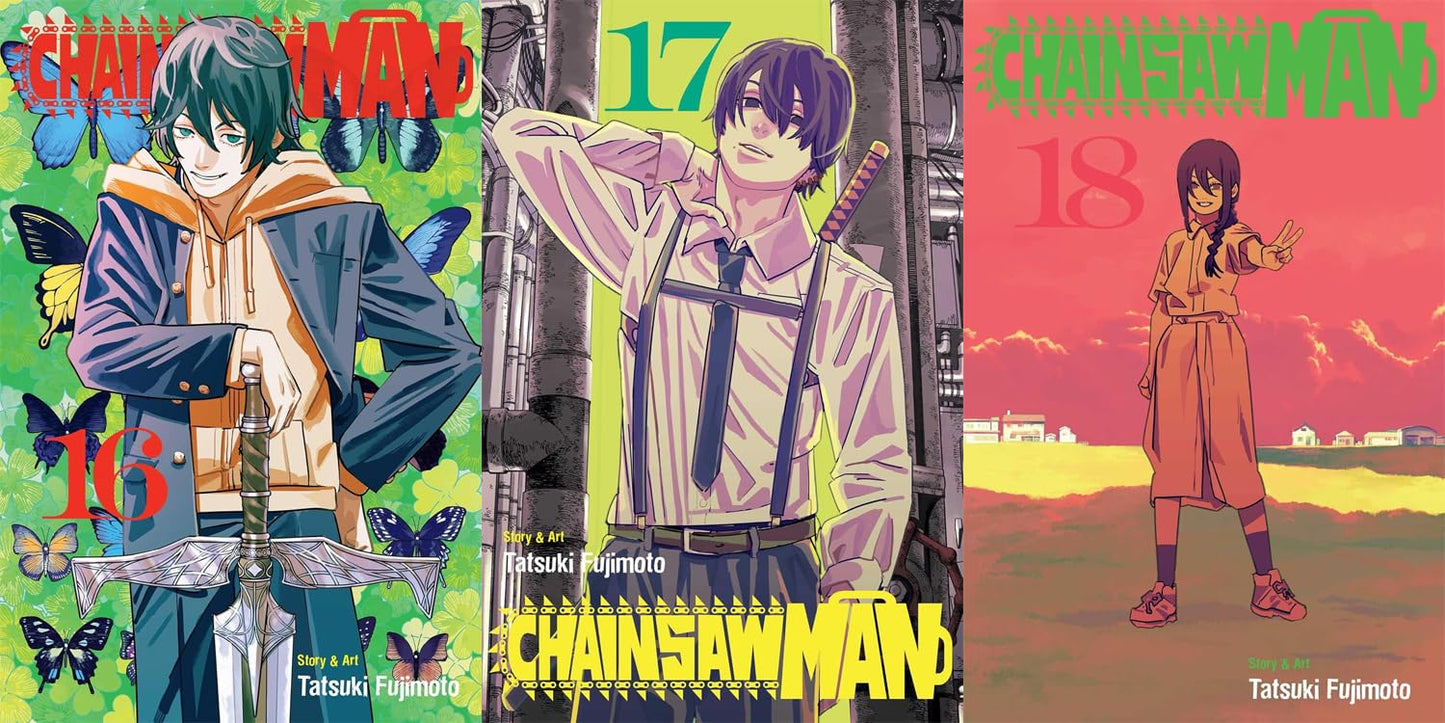 Chainsaw Man Manga Collection 20-Book Set (Volumes 1-19 + Buddy Stories) by Tatsuki Fujimoto