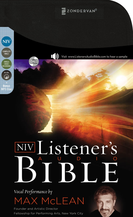 NIV, Listener's Audio Bible, Audio CD: Vocal Performance by Max McLean 