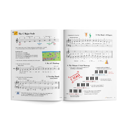 Piano Adventures: Lesson Book - Level 2B, 2nd Edition | Beginner Piano Method for Kids and Adults | Sheet Music Songbook to Learn Major Scales and Chords in C G F | Faber Piano Method Book