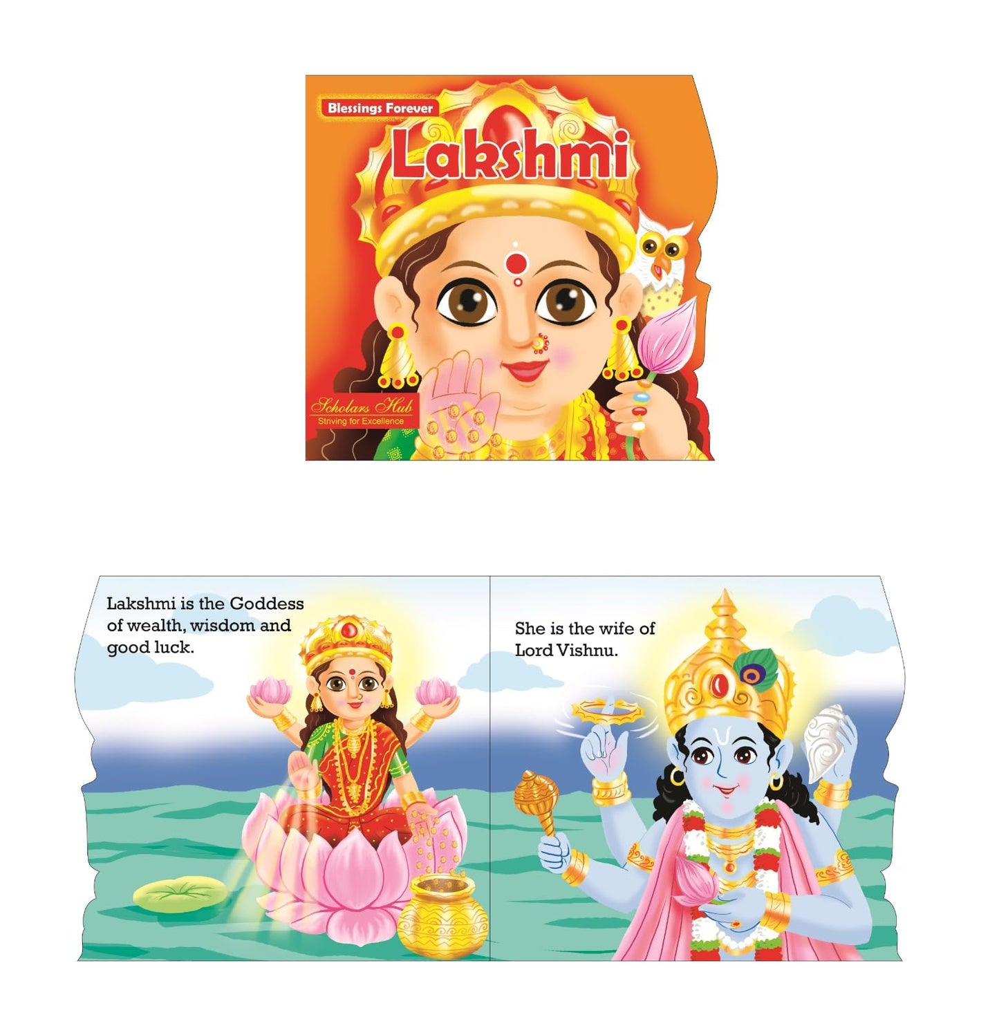 Blessings Forever-Goddess Lakshmi (Die-Cut Board Book)