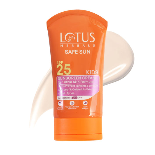 Kids Sunscreen SPF 25 - Waterproof & Sweatproof Formula