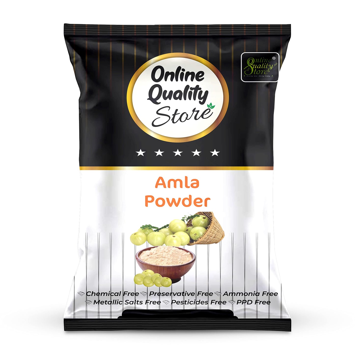 Organic Amla Reetha Shikakai Hair Mask for All Hair Types - 400g