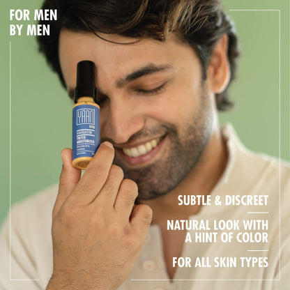 Men's Skincare & Makeup Set: Stick, Moisturizer, Wash (Light)