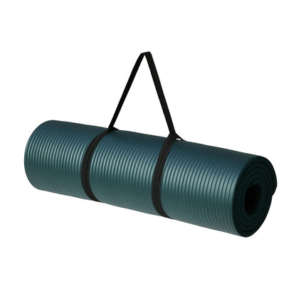 Extra Thick 13mm Yoga and Exercise Mat with Strap
