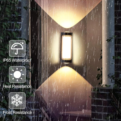 LED Wall Light Outdoor Waterproof 4 Watt Aluminium Modern Design 2-Pack