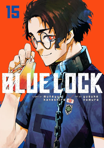 Blue Lock Manga Series Vol. 1–15 Collection by Muneyuki Kaneshiro (15 Books)
