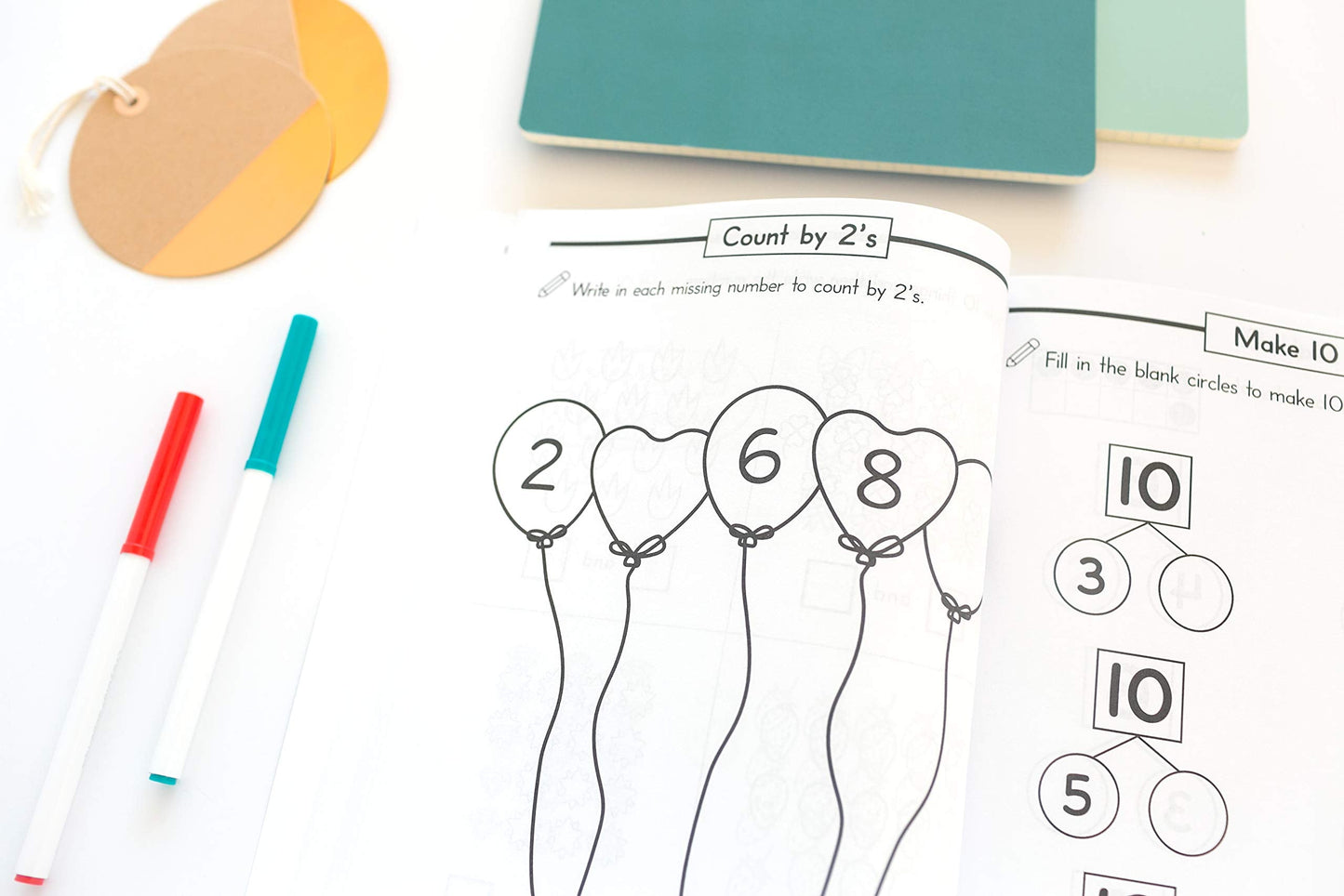 Kindergarten Math Workbook: Kindergarten and 1st Grade Workbook Age 5-7 | Homeschool Kindergarteners | Addition and Subtraction Activities + Worksheets 