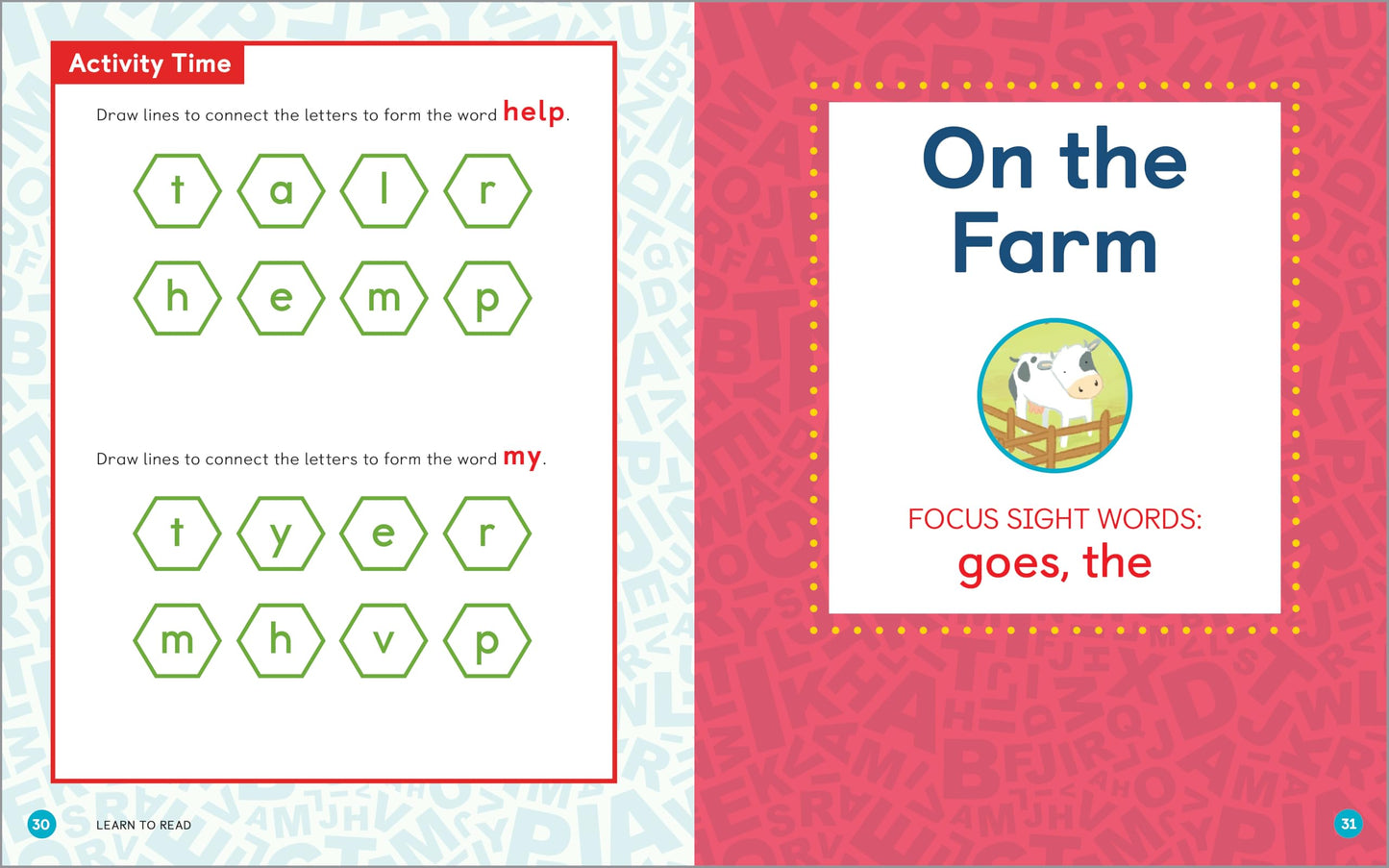 Learn to Read: Sight Words Storybook: 25 Simple Stories & Activities for Beginner Readers 
