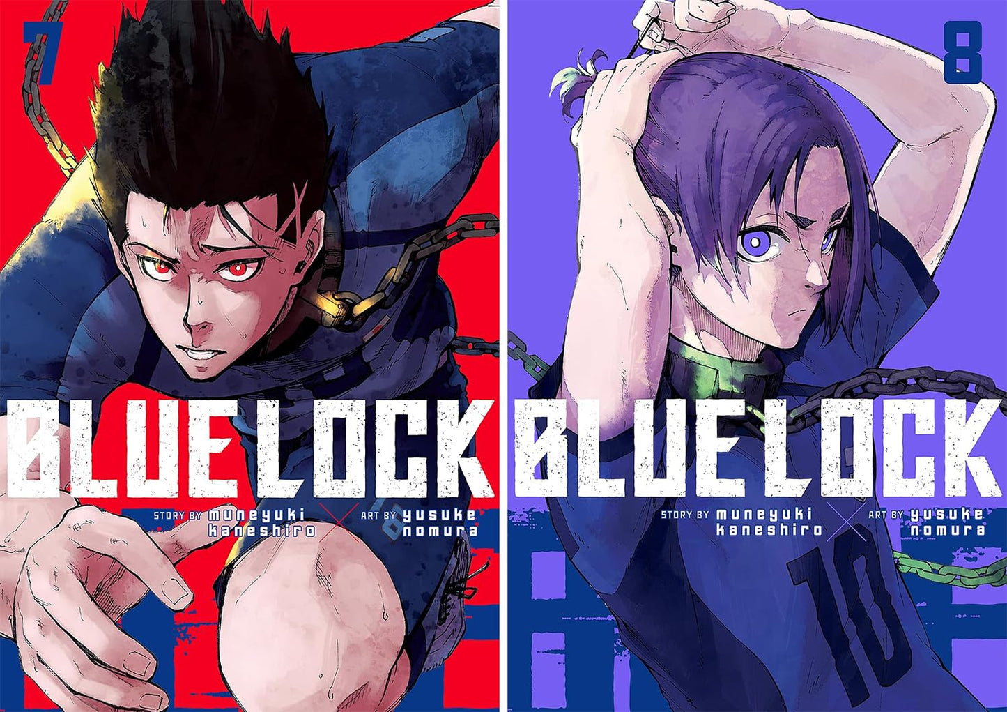 Blue Lock Manga Series Vol. 1–15 Collection by Muneyuki Kaneshiro (15 Books)