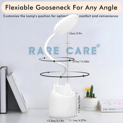 LED Table Lamp with 3 Light Modes - USB Rechargeable - 1200mAh Battery - Modern Design