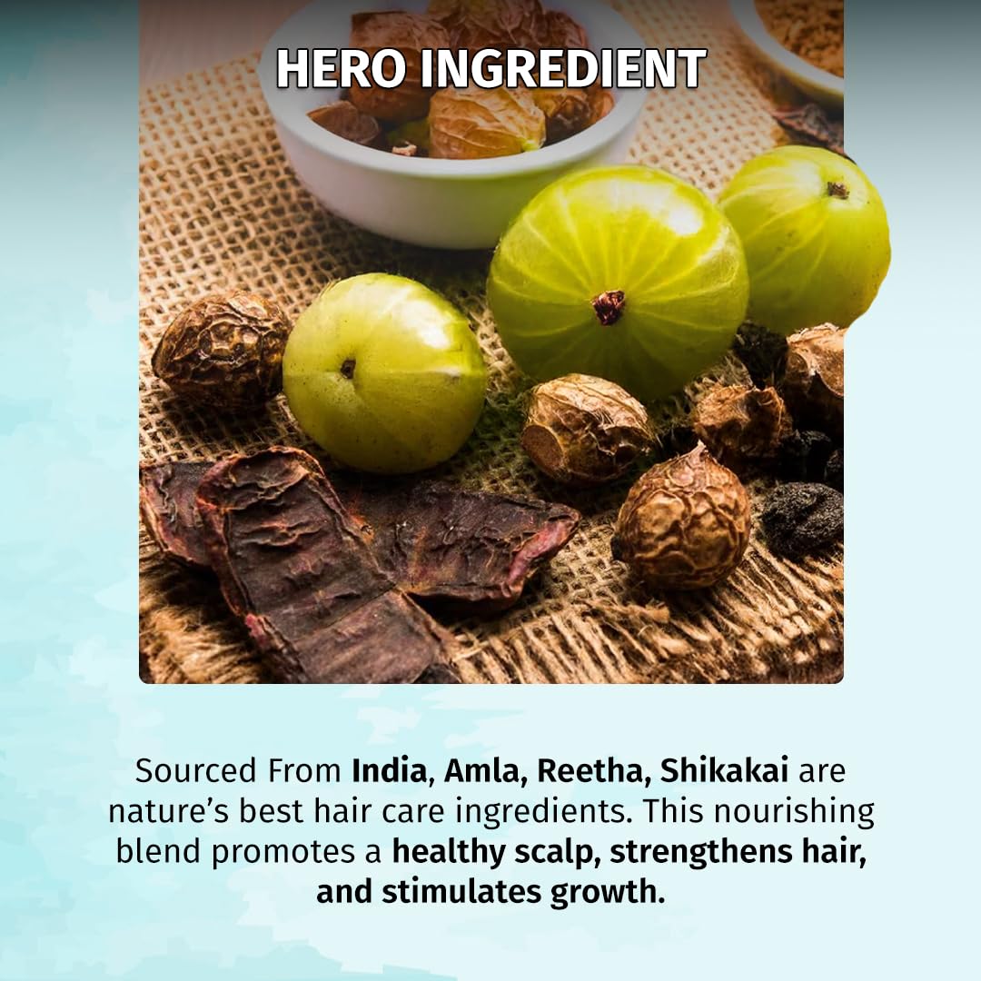 Herbal Hair Pack Powder for All Hair Types - 200g (Pack of 2)