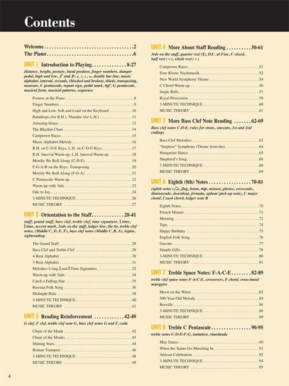 Adult Piano Adventures: All in One Course - Book 1 | Faber Beginner Method Piano Book for Adults with Chords and Music Notation | Piano Sheet Music and Theory for Self Learners With Digital Audio