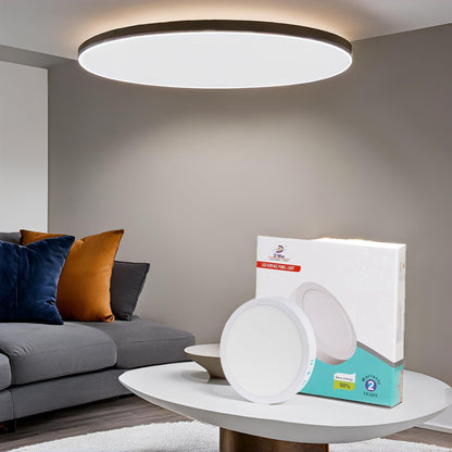 LED Surface Mounted Ceiling Light 22W Round Aluminium Energy Saving White Light