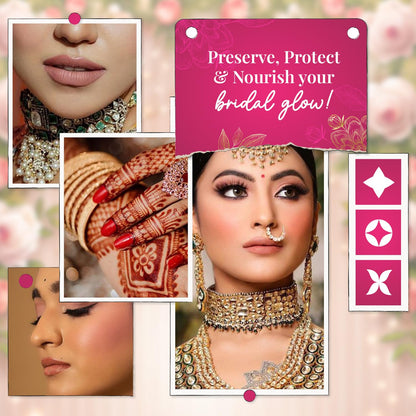 Glam Essentials Wedding Makeup Kit - 9 Piece Set