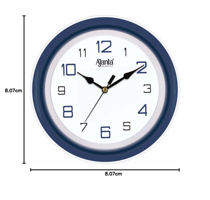 Ajanta Blue Abstract Analog Wall Clock 214x44x215 mm