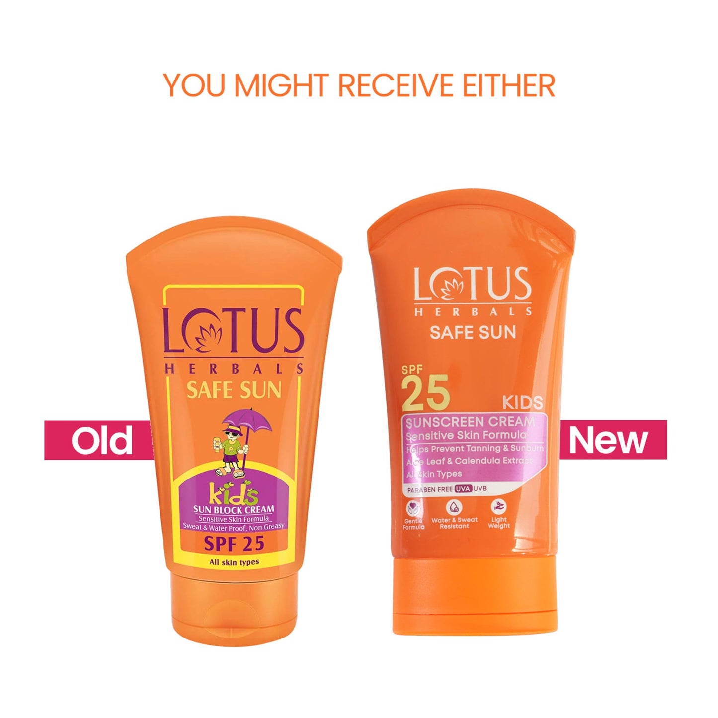 Kids Sunscreen SPF 25 - Sensitive Skin, Waterproof, 50g