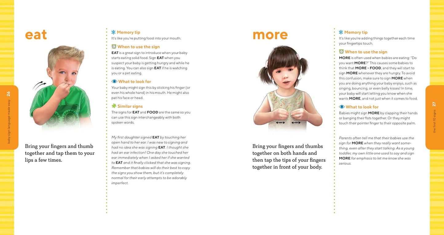 Baby Sign Language Made Easy: 101 Signs to Start Communicating with Your Child Now