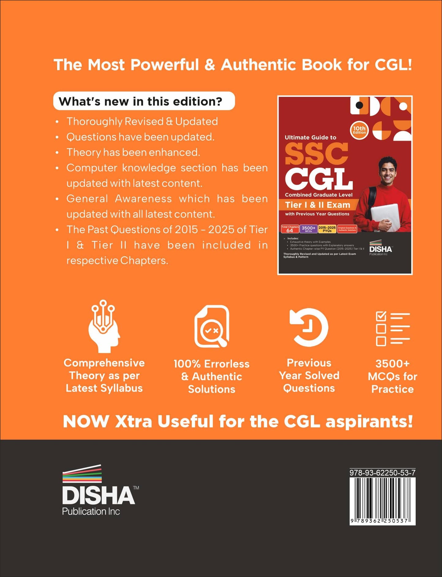 Ultimate Guide to SSC CGL - Combined Graduate Level - Tier I & Tier II Exam with Previous Year Questions