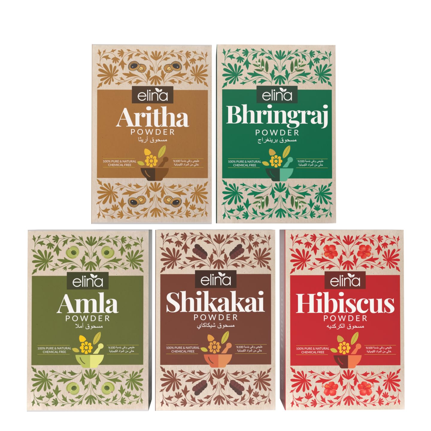 Organic Herbal Hair Mask Combo for Healthy Scalp & Hair