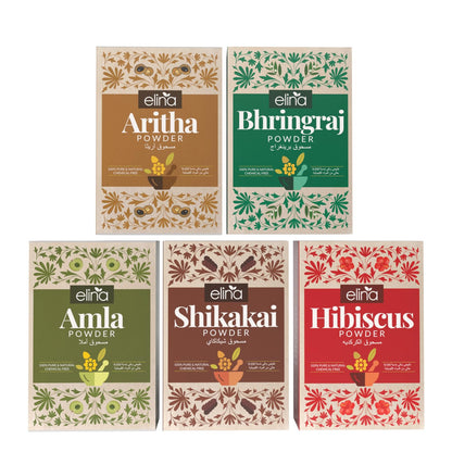 Organic Herbal Hair Mask Combo for Healthy Scalp & Hair