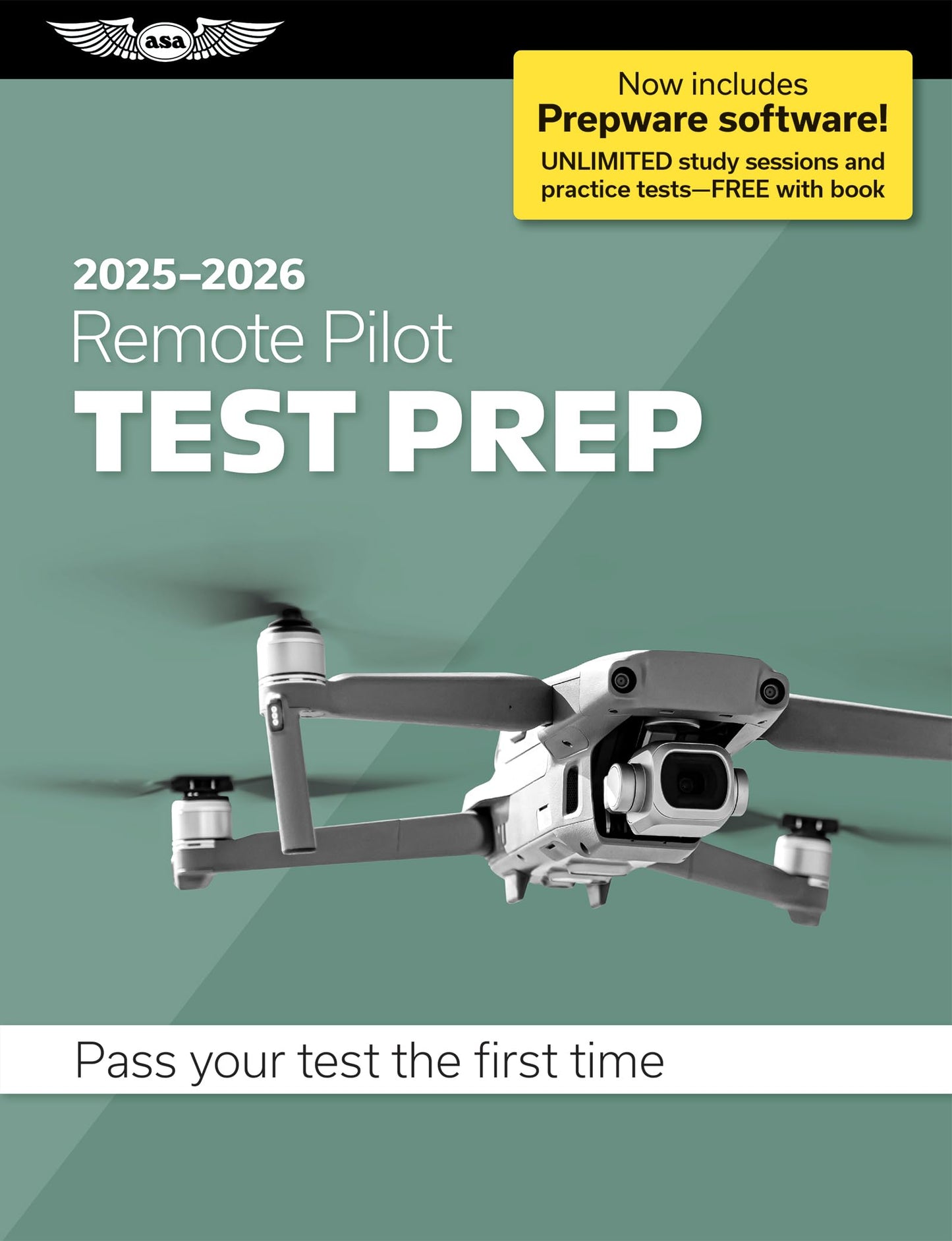 Remote Pilot Test Prep 2025-2026: Paperback plus software?pass your FAA exam (ASA Test Prep Series)