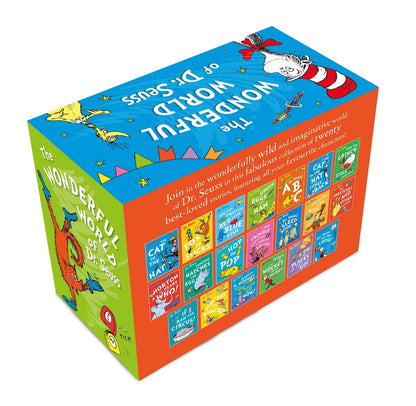 The Wonderful World of Dr. Seuss 20 Reading Books Collection Gift Box Set