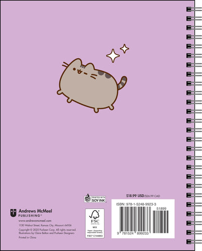 Pusheen 16-Month 2025-2026 Weekly/Monthly Planner Calendar: You Look Great 