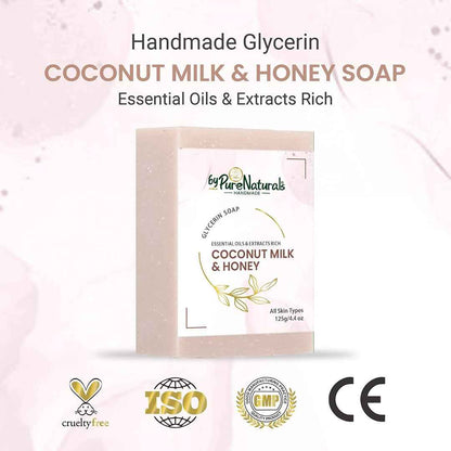 byPureNaturals Coconut Milk & Honey Soap