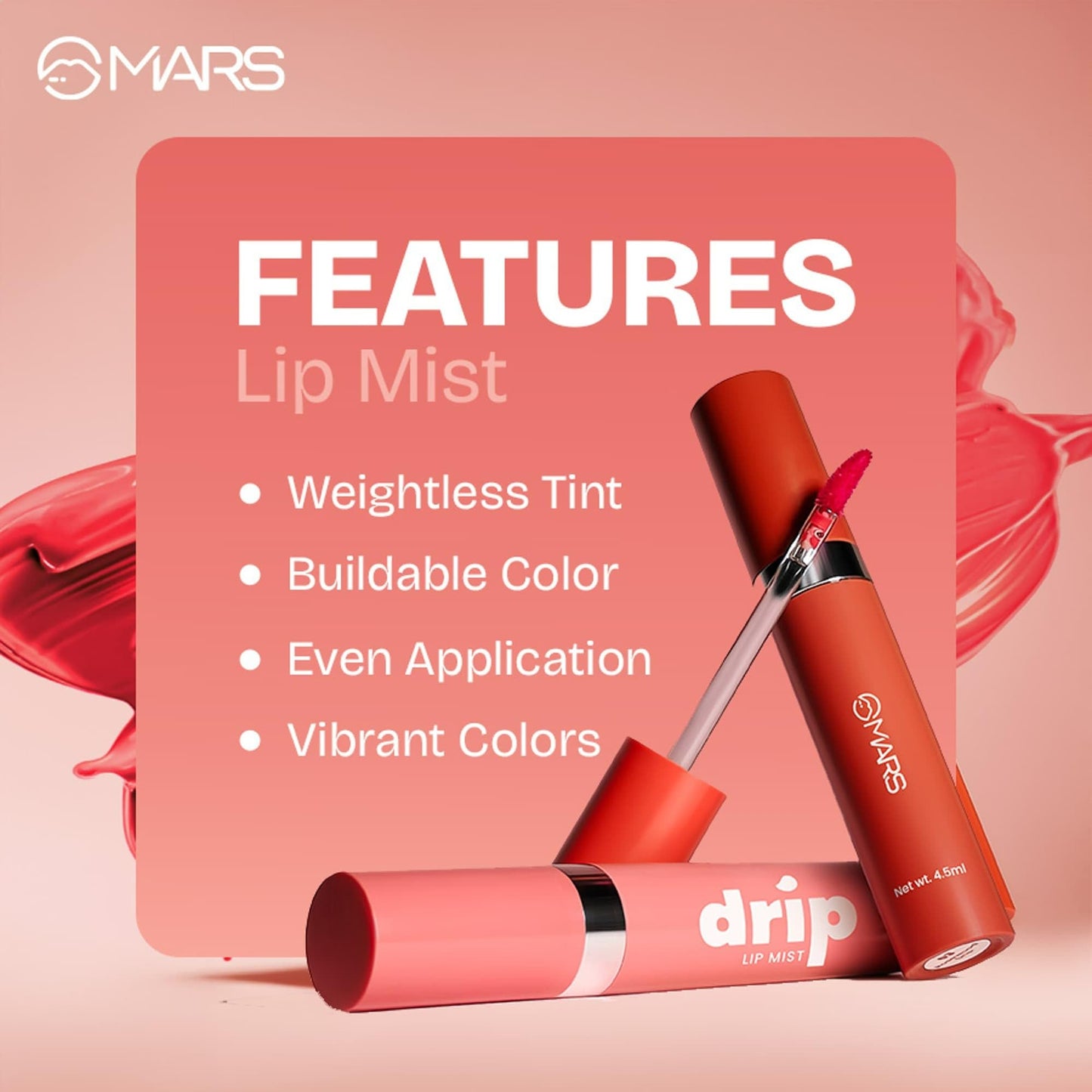 Lip Mist 4.5ml Cocoa Drip | Buildable Glossy Finish
