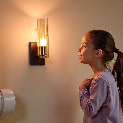 Wall Light Modern Design Gold Electroplating Iron Metal & Luster Glass  E27/E26 Bulb Included