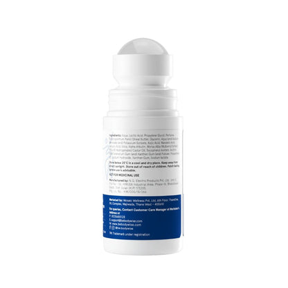BeBodywise 6% AHA BHA Underarm Roll On - Advanced Formulation For Pigmentation & Odour Control-Aqua
