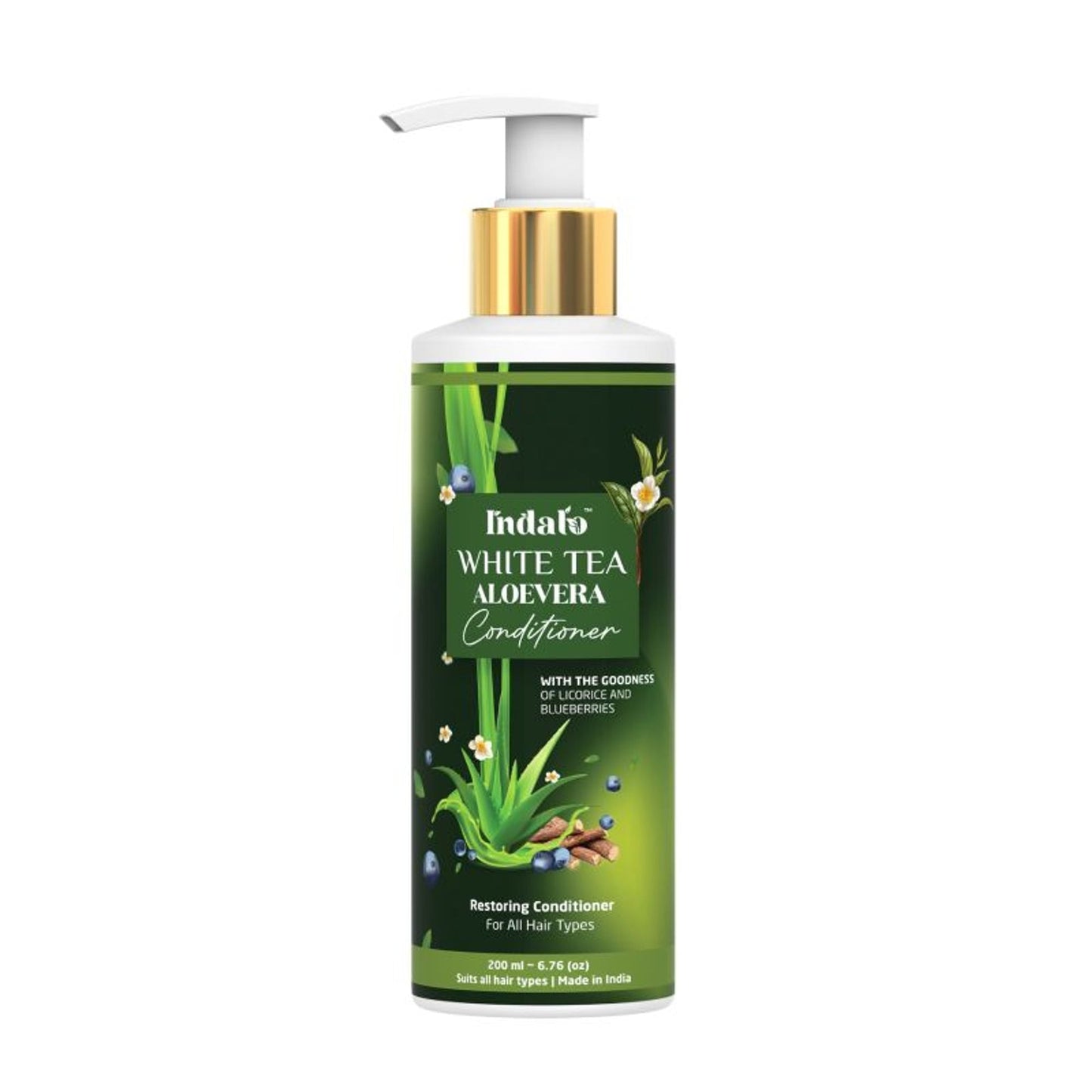 Indalo White Tea Aloe Vera Conditioner For Oily Hair