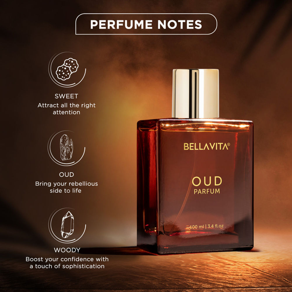 Bella Vita Oud Parfum Intense Unisex Perfume For Men & Women