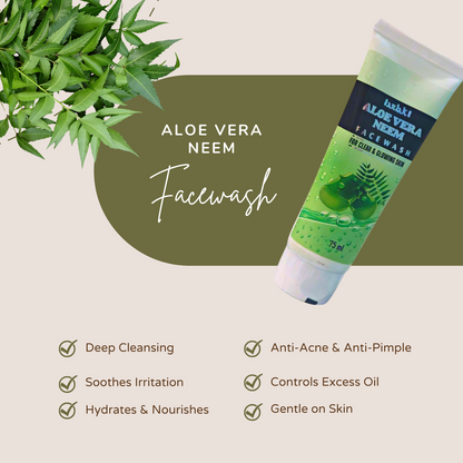 Arlak Aloe Vera Neem Face Wash Gel