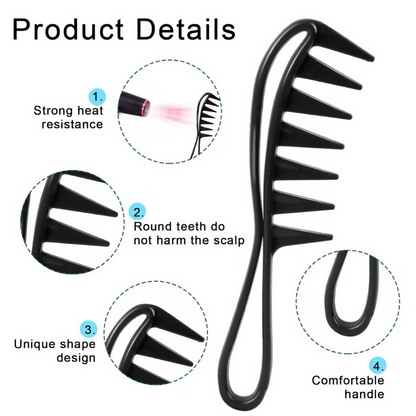 Bronson Professional Shower Detangler Hair Comb