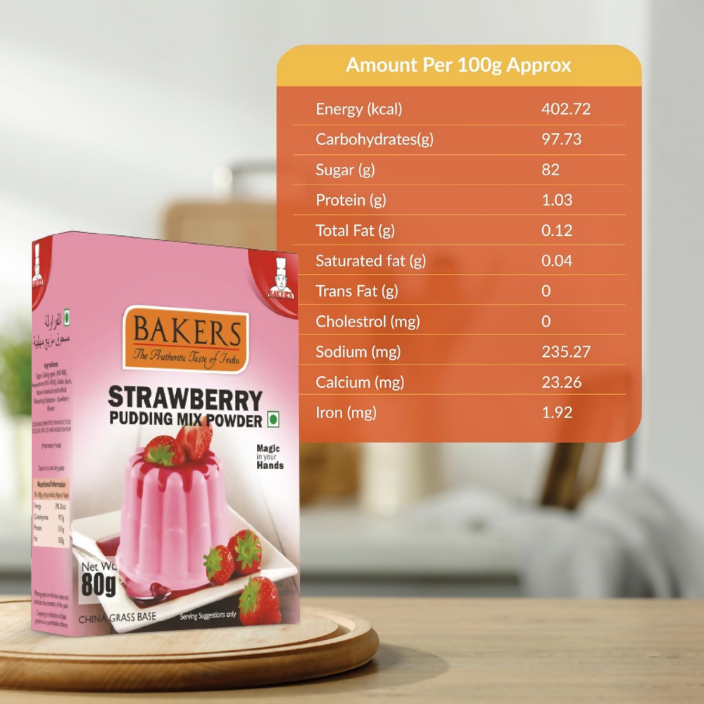 BAKERS Strawberry Pudding Mix