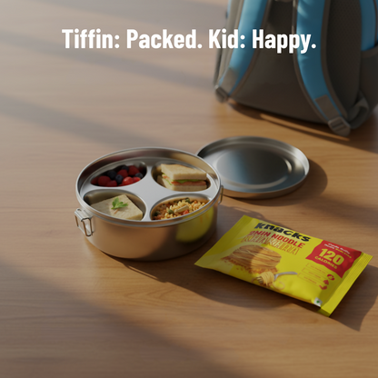 Knacks Coin Khakhra Crisps - 2Min Noodle Flavour