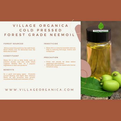 Village-Organica Cold Pressed Neem Oil