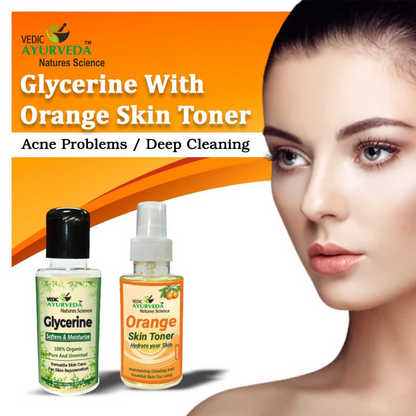 VedicAyurveda Glycerine With Orange Skin Toner
